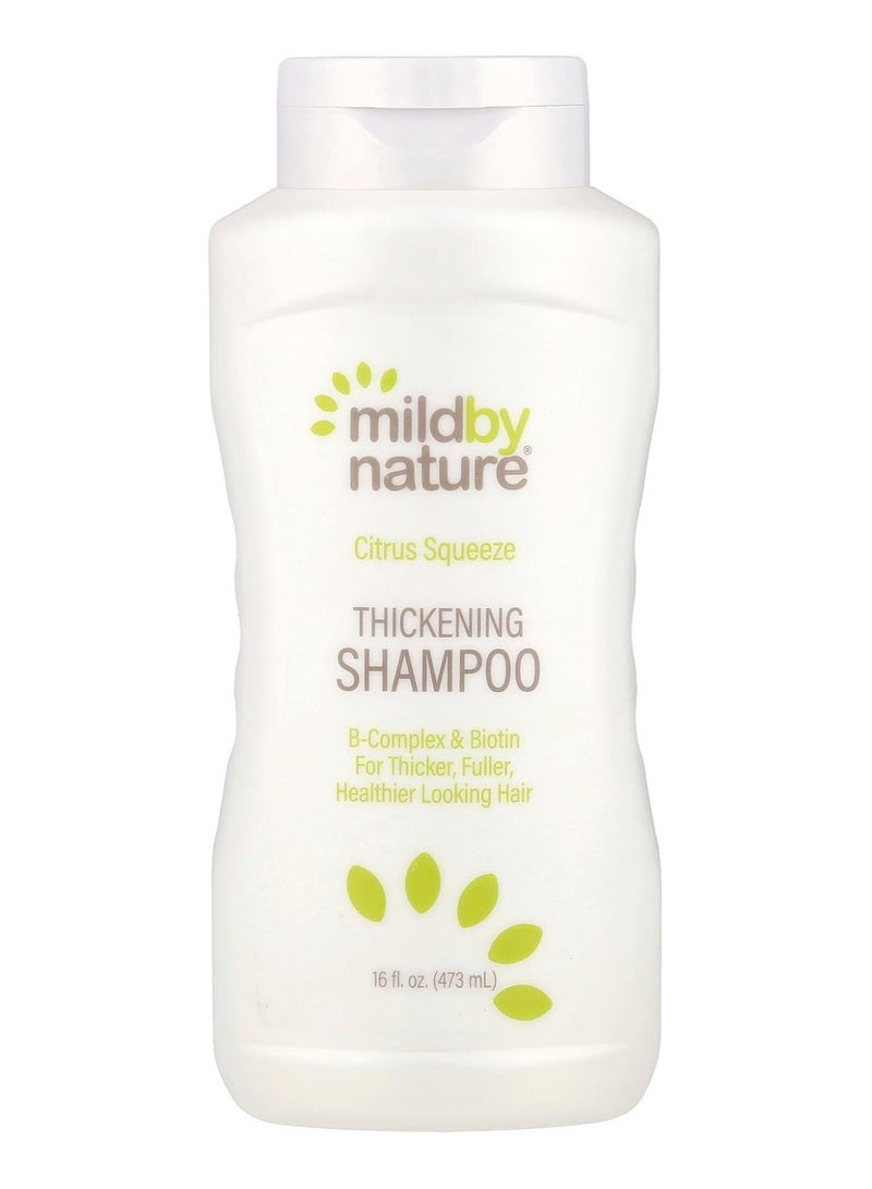 Mild By Nature, Thickening Shampoo, B-Complex + Biotin, Citrus Squeeze, 16 fl oz (473 ml) - Image 1