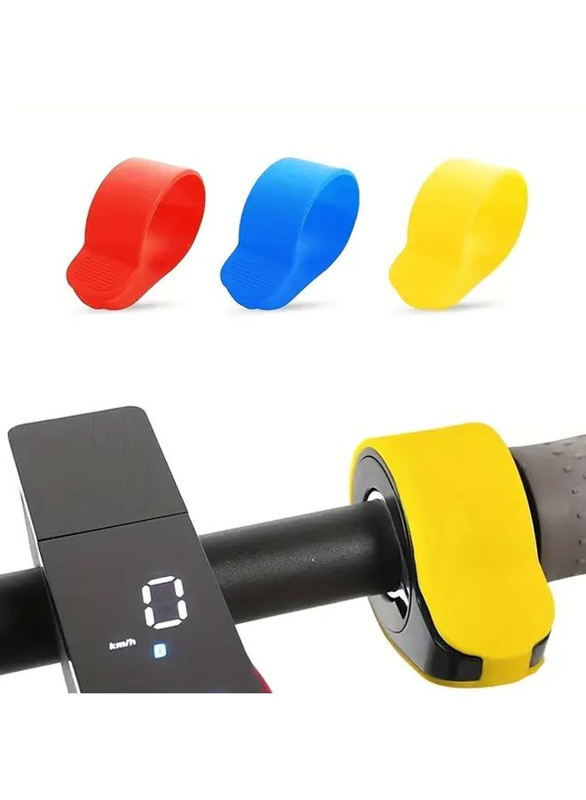 Universal Silicone Protective Case Black For Electric Scooter Thumb Throttle Accelerator With Finger Dial Waterproof Cover - Image 1