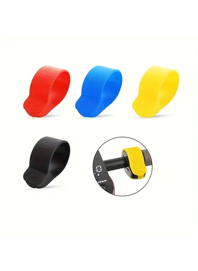 Universal Silicone Protective Case Black For Electric Scooter Thumb Throttle Accelerator With Finger Dial Waterproof Cover - Image 2