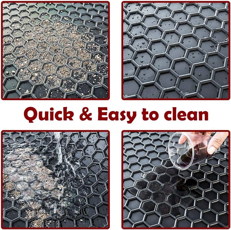 FEELOTAM TeddyTT TRAXAUTO All Weather Floor Mat Liners for Toyota Camry 2012-2017 - Heavy Duty Rubber & Odorless - Image 4