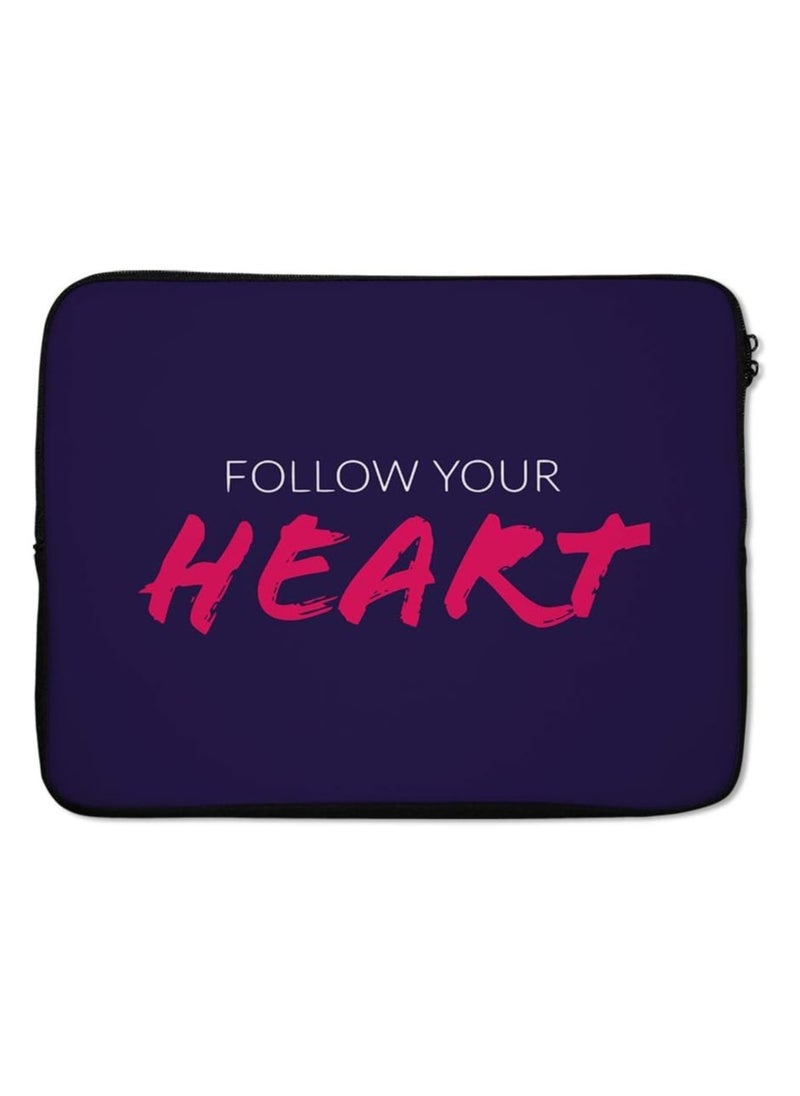 LOUD UNIVERSE - Follow Your Heart Laptop Sleeve For Laptop Protection - Image 1