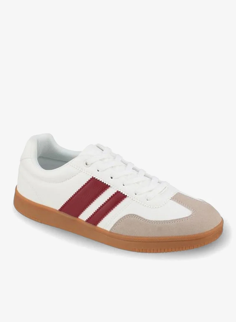 LBL By Shoexpress Men Striped Lace-Up Ankle Sneakers