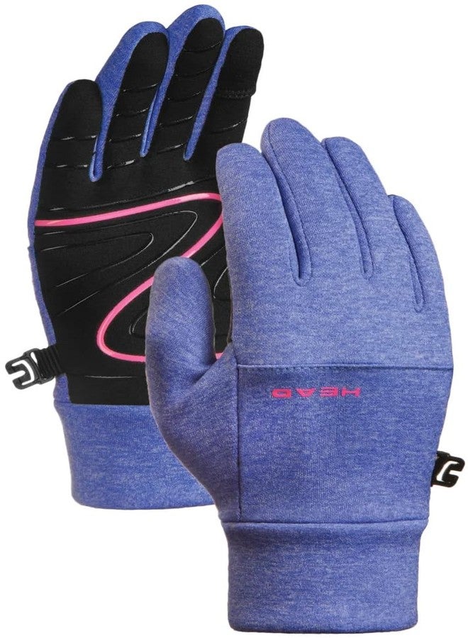 HEAD Kids’ Touchscreen Compatible Gloves, Purple, M (6-10 Years) - Image 1