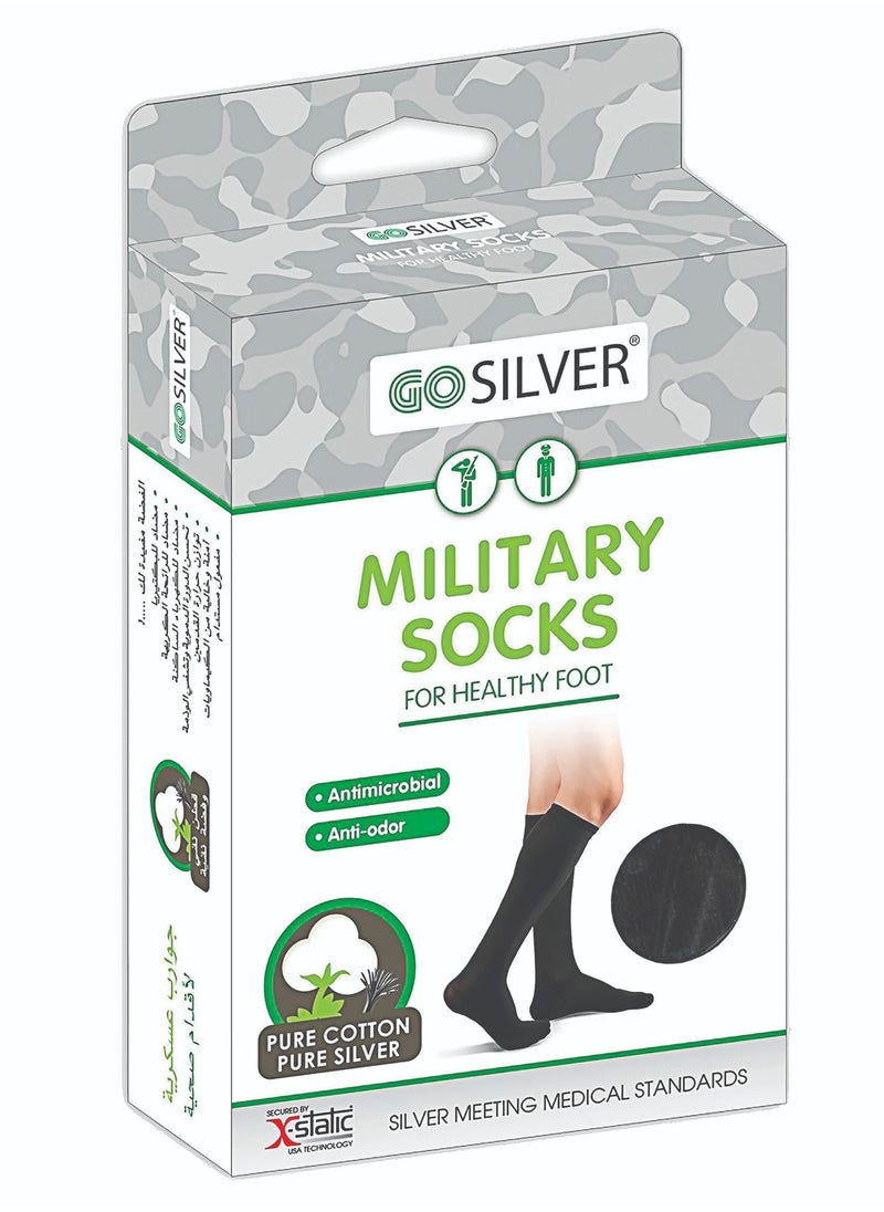 GO SILVER Military Socks Size 39/42  - Image 1