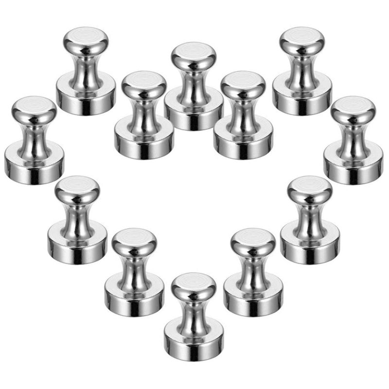 EnaMeena Fridge Magnetic Push Pins Push or Whiteboard Neodymium Magnet Pins Magnetic Thumb Tacks Whiteboard Magnets StrongOffice Magnets