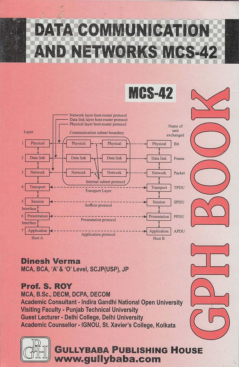 MCS-42 Data Communication and Computer Networks
