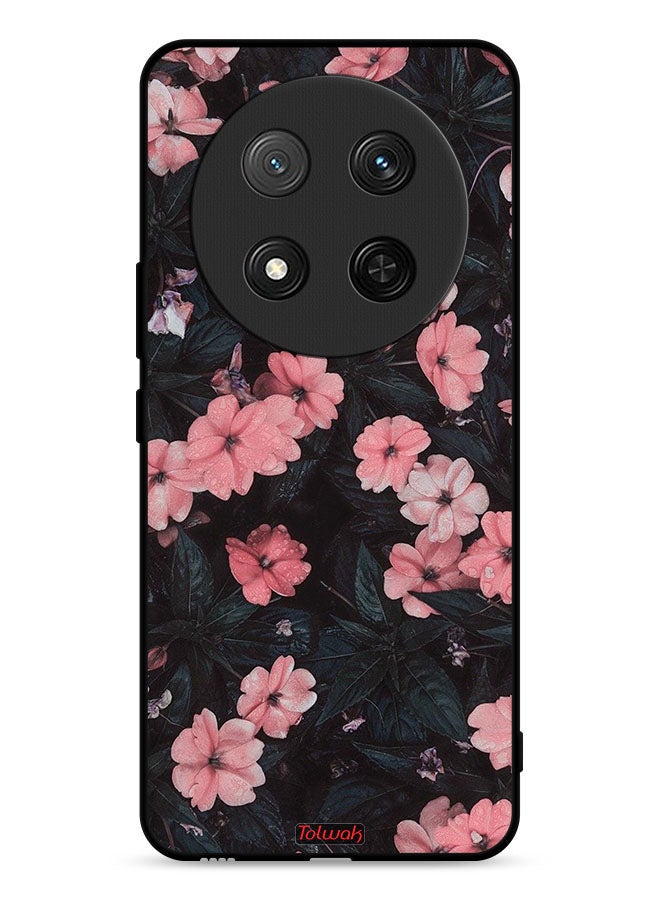 Tolwak Honor X9c 5G Protective Case Cover Peach Small Roses  - Image 1