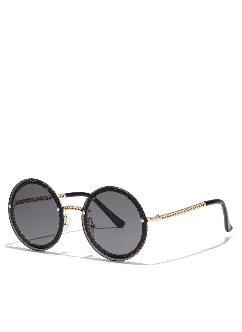 Blackout BlackOut RISE - Round - Rimless - Sunglasses