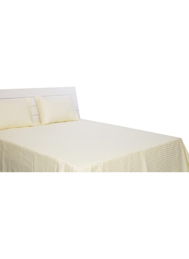 Hotel Linen Klub Hotel Linen Klub Cream king size 260 x 280 cm hotel linen bedding set - 3 pieces, off white, cotton material  - Image 3