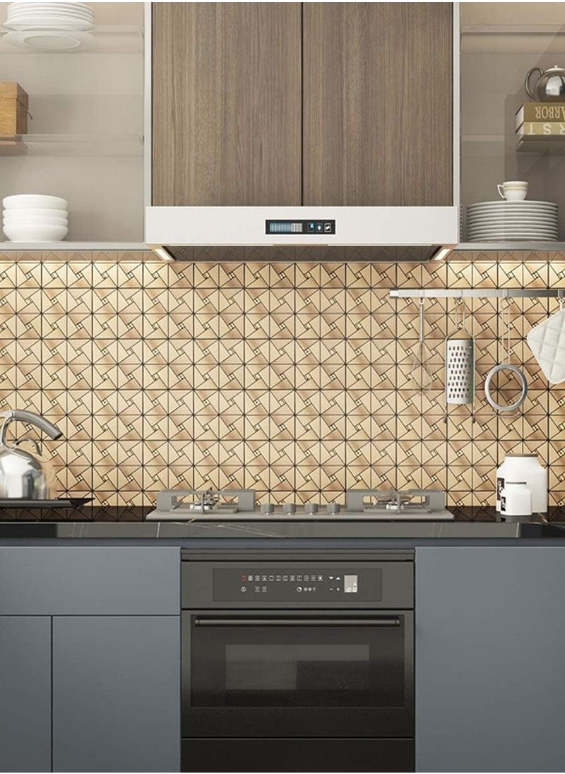 co arma - A set of 12 pieces of peel and stick mosaic tile stickers to decorate kitchens and bathrooms 30 * 30 cm - Image 1