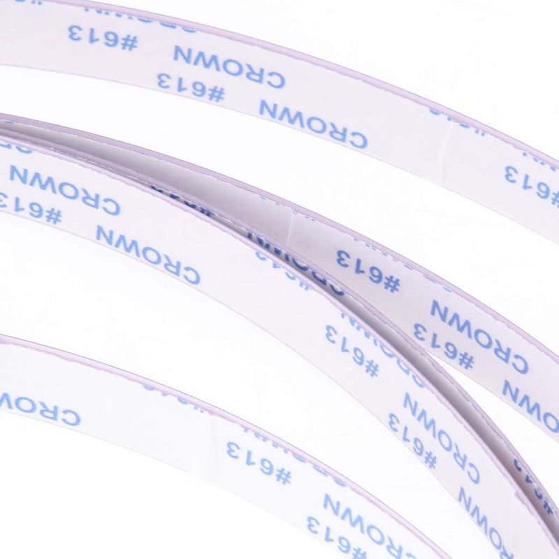 كلاراكو شريط مسار منشار طاولة مائل شديد التحمل وقابل للقطع، ذاتي اللصق، مسطرة فولاذية مترية، أدوات نجارة، أبيض، من اليمين إلى اليسار (300 سم 0) - Image 5