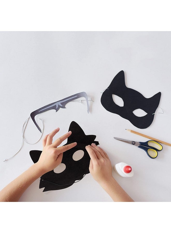 وينلين 27 مجموعة من أقنعة الحيوانات الورقية السحرية بألوان قوس قزح السحرية للخدش على شكل بومة وأرنب ونمر وذئب ودب وسنجاب ودب ثعلب وفيل وقواطع وجه للأطفال وغابة الغابة وأنشطة حفلات أعياد الميلاد - Image 3