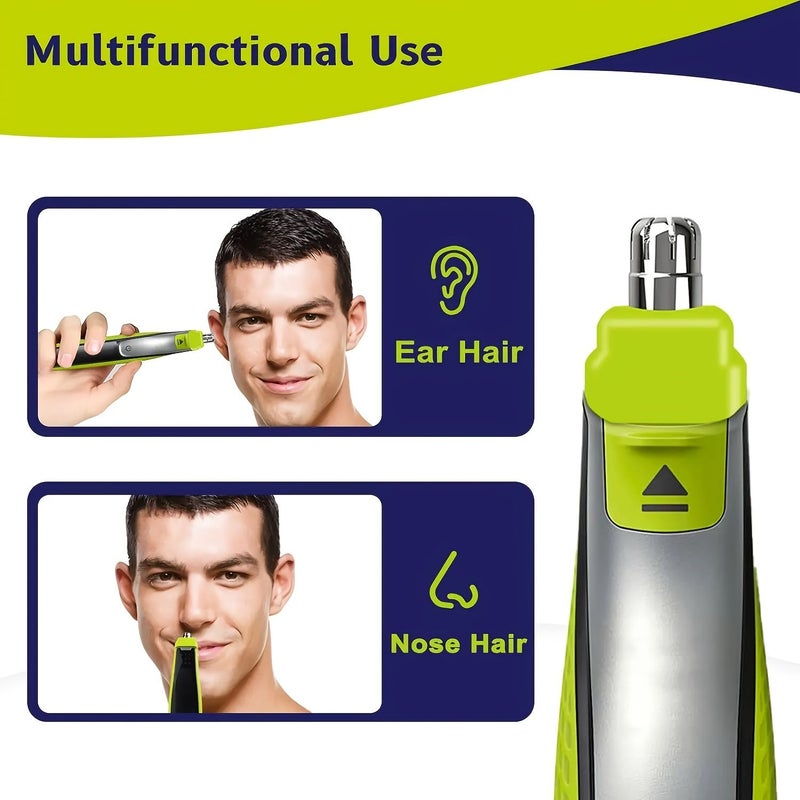 3 Pieces Oneblade Replacement Trimmer Heads With 2Pcs Nose Hair Blade Refills And 1 Brush For QP25 QP26 QP27 QP28 QP45 QP65 Grooming Device Easy To Use Hygiene Convenience - Image 3