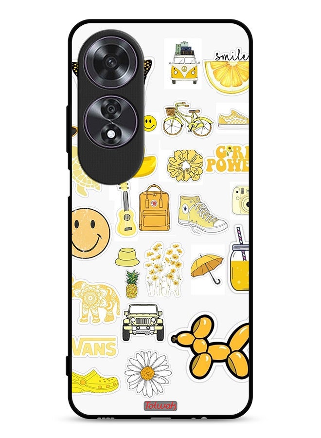 Tolwak Oppo A60 Protective Case Cover Girly Tags - Image 1