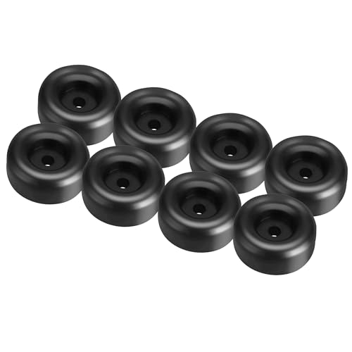 TonGass (8-Pack) 1" Tall Trailer Ramp Door Bumpers Universal Fit Bumper with 7/16" Screw Holes Premium Thick Automotive-Grade Rubber Bumpers Round Rubber Bump Stops Suitable for Truck Tailgate - Image 1