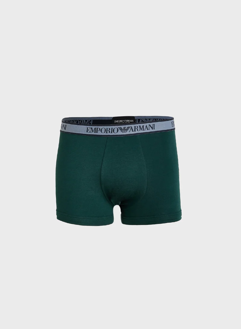 امبوريو ارماني 3 Pack Of Logo Boxers