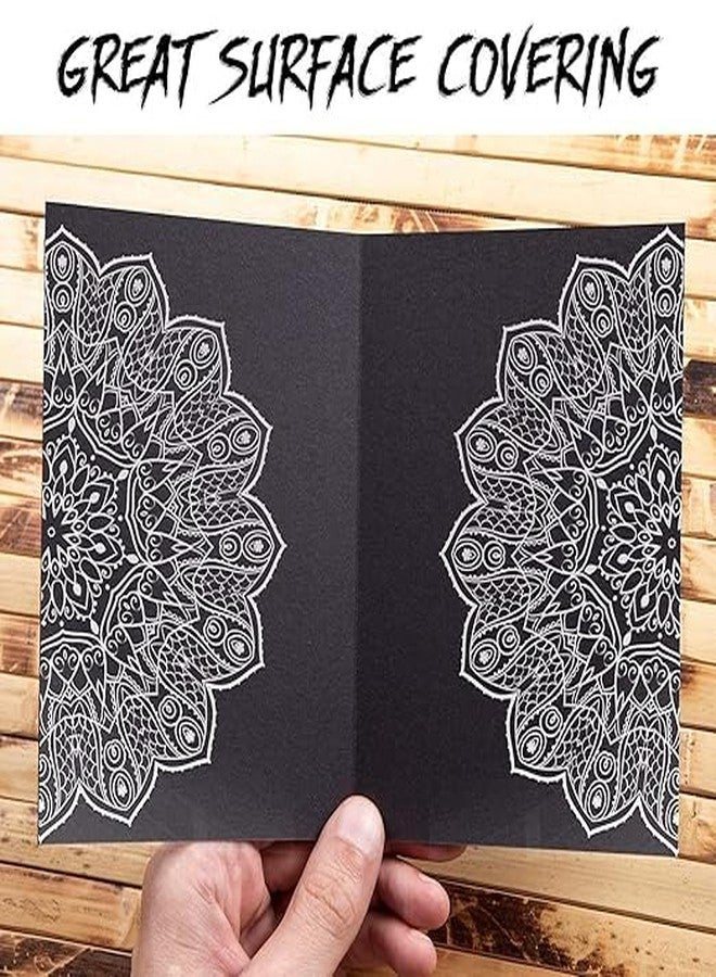 ADOERE أقلام جل بيضاء من أدوير، مجموعة من 3 أقلام، قلم جل للتظليل والرسم اليدوي، مثالي لرسم الماندالا والورق الأسود والرسم والتوضيح، رأس رفيع 0.8 مم - Image 4