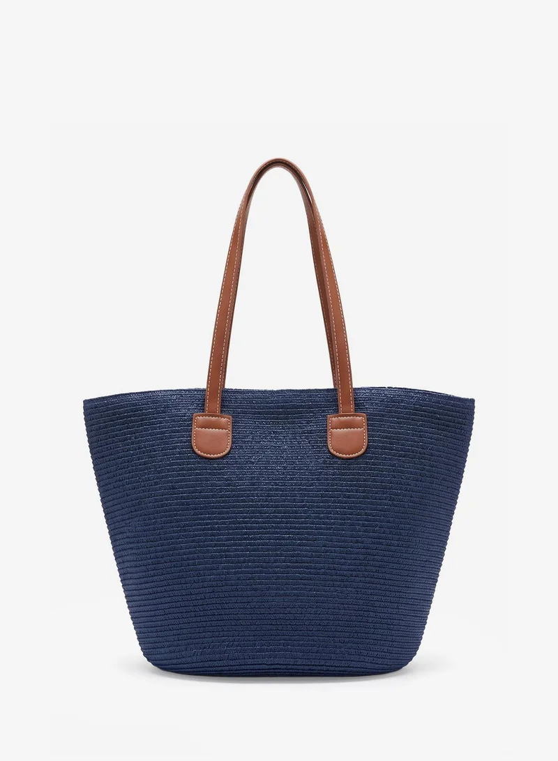 Ginger Blue Beach Tote Bag