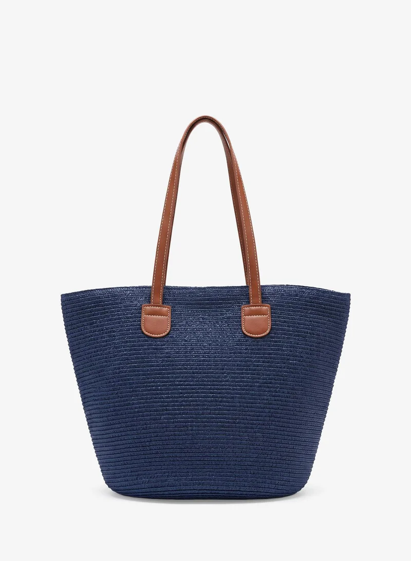 Ginger Blue Beach Tote Bag
