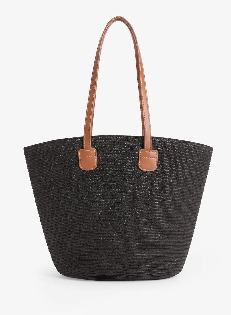 Ginger Blue Beach Tote Bag