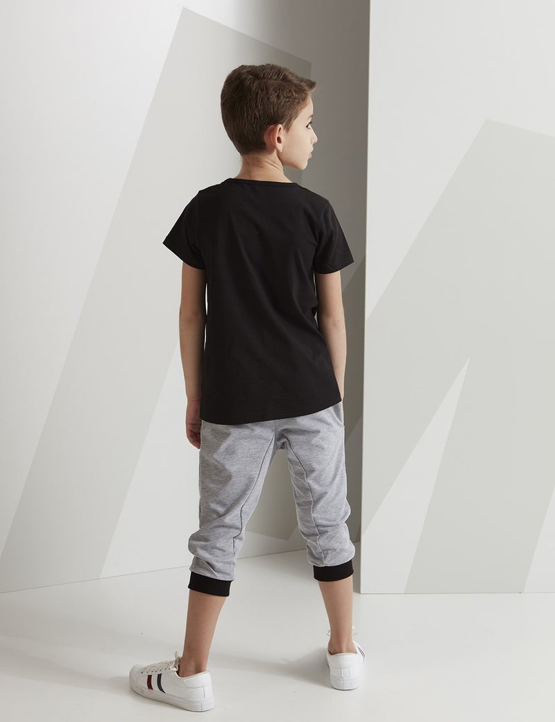 Mshb&G 4 Cars Boy T-shirt Capri Shorts Set  - Image 3