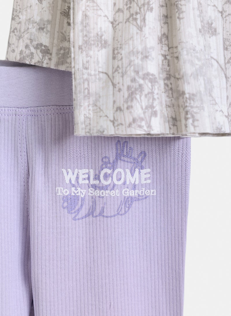 Junior Baby Girls Secret Garden Pyjama Set - Image 3