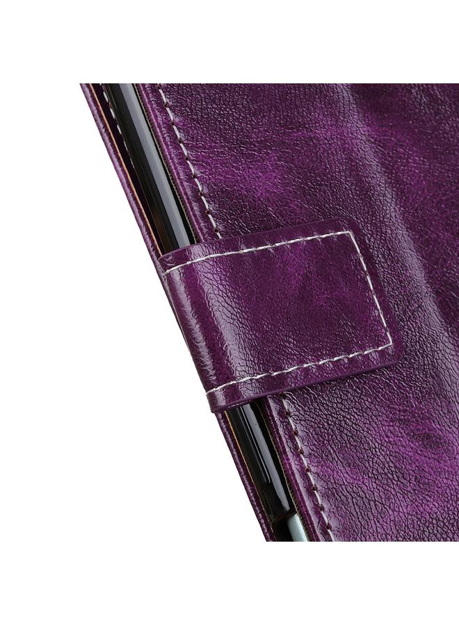 S-TOP Case For Motorola Moto E40/E20/E30/Lenovo K14 Plus Retro Crazy Horse Texture Horizontal Flip Leather Phone Case - Image 4