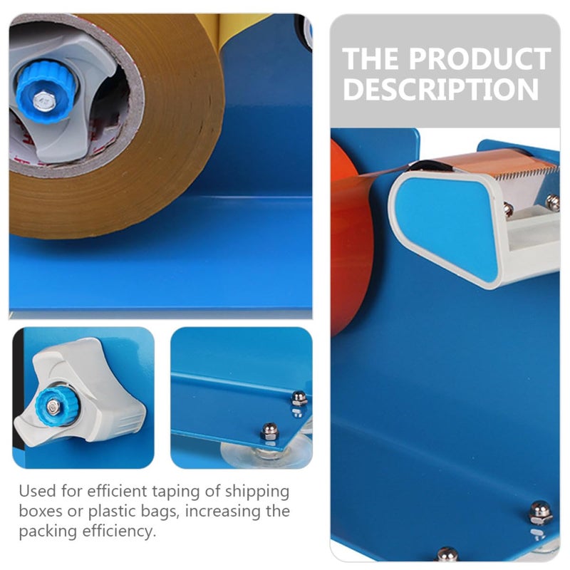 Desktop Tape Dispenser Tabletop Tape Cutter 23x14x5.5cm for Office Packing Supply - Image 5