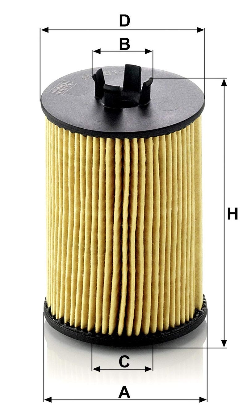 Mann Filter Mann-Filter HU 612/1 X Metal-Free Oil Filter - Image 2