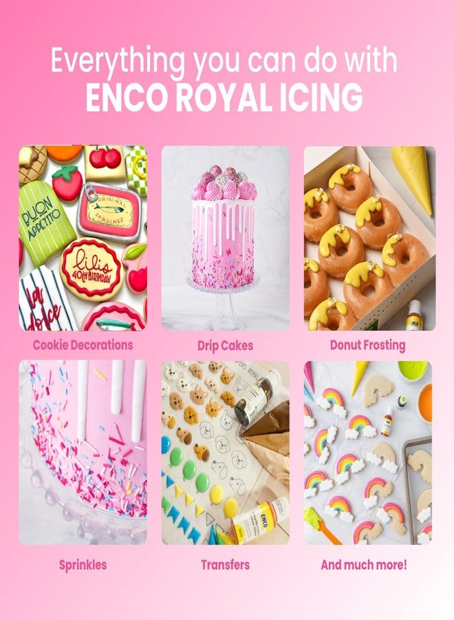 ENCO White Royal Icing Mix Vanilla flavor, Icing for Decorating Cookies (1.1 lb (500GR)) - Image 5