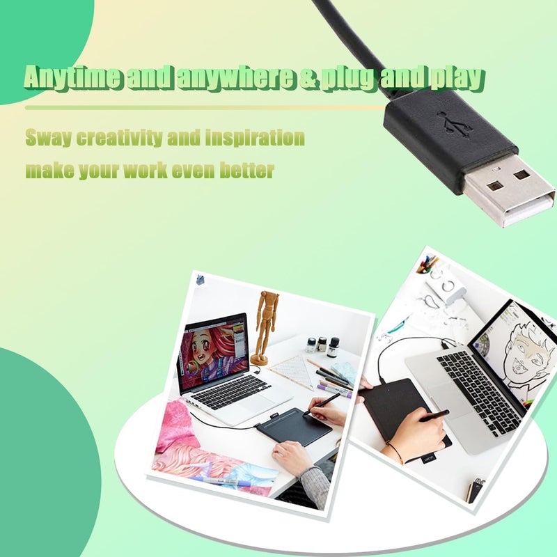 Adhiper Micro USB Charging Cable Replacement Data Sync Power Cord for Wacom Intuos Tablet, Drawing Tablet Cable for Wacom-Intuos CTL480 CTH480 CTH680 CTH690 & Wacom Bamboo CTL471 CTL671 CTL680 CTH470 - Image 5