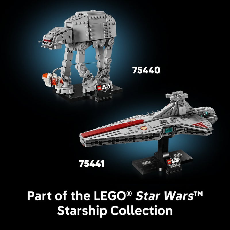 LEGO Star Wars Venator-Class Attack Cruiser Model Kit 75441 (Age 18+, 643 Pieces) - Image 5