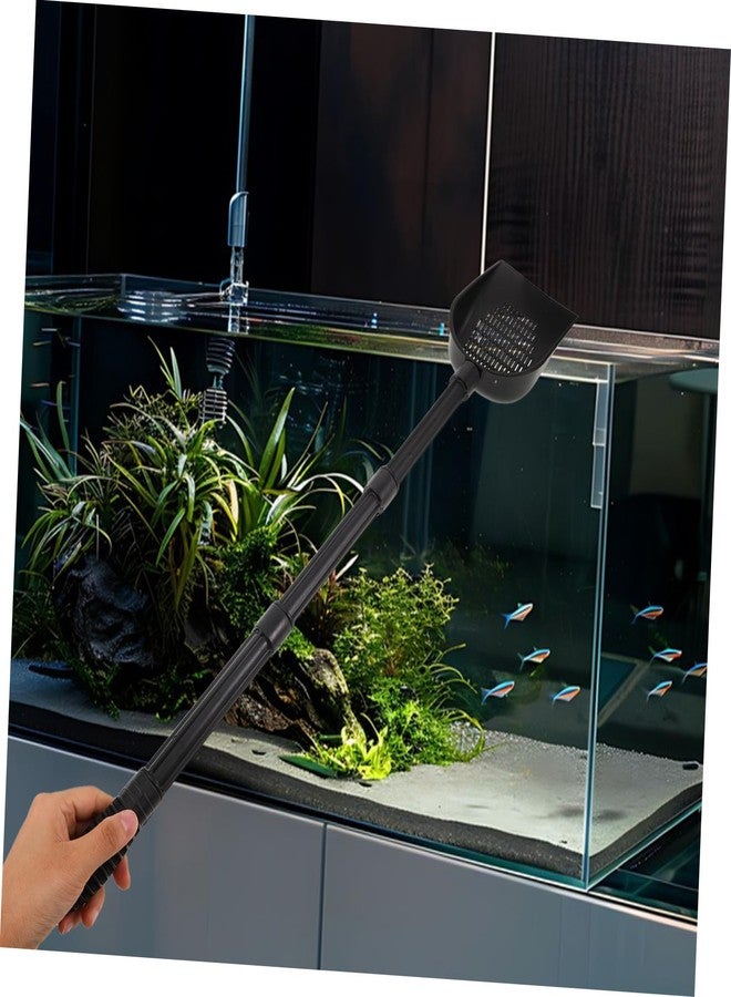 SHINEOFI Fish Tank Cleaner with Detachable Long Handle Multi-Functional Gravel Sand Shovel for Aquarium Maintenance Safe Non-Damaging Aquarium Cleaning Tool for Fish Tanks and Aquatic Pets - Image 2