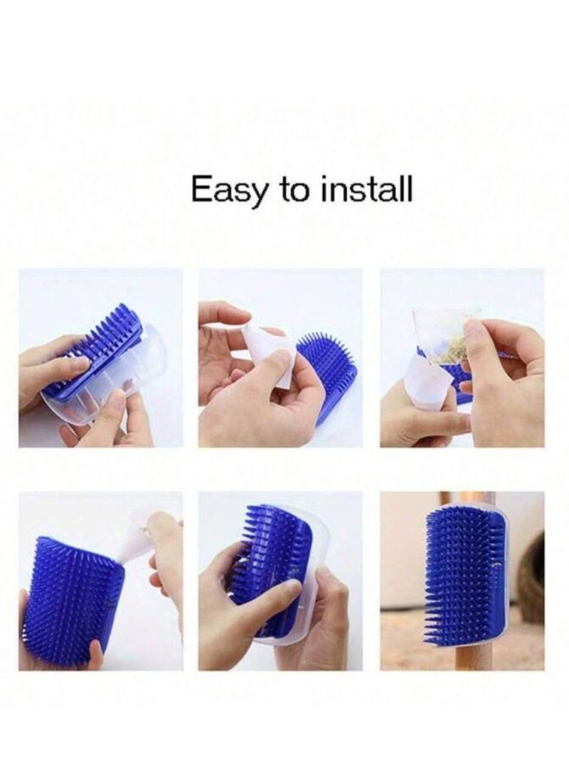 Corner Pet Brush Comb Play Cat Toy Plastic Scratch Bristles Arch Massager Self Grooming Cat Scratchers - Image 4