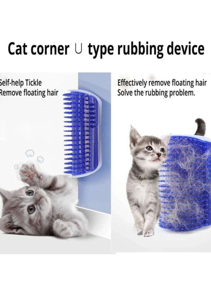 Corner Pet Brush Comb Play Cat Toy Plastic Scratch Bristles Arch Massager Self Grooming Cat Scratchers - Image 5