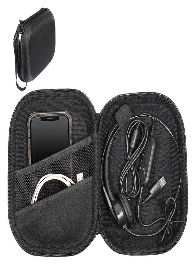 GETGEAR Headset Case Compatible with Jabra Biz 1500, Evolve 65/40 UC, Plantronics Voyager 104, Blackwire C5220/C3220/C225, Mpow Pro/M5/M5 Pro/HC5/V5.0, TaoTronics, YAMAYN Wireless Headsets. - Image 1