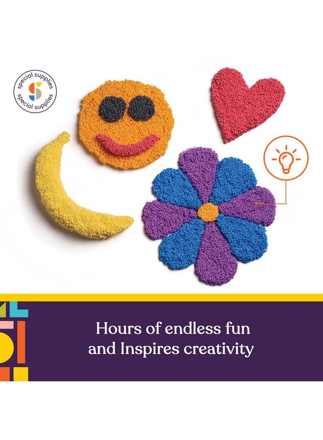 Special Supplies Fun Foam Modeling Foam Beads Play Kit, Children’s Educational Clay for Arts Crafts Kindergarten, Preschool Kids Toys Develop Creativity, Motor Skills (5-Pack) - Image 3