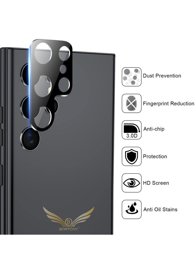 عبوة من واقي عدسات الكاميرا متوافق مع هاتف Samsung Galaxy S22 Ultra