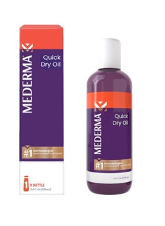 Mederma Mederma Quick Dry Oil, Scar and Stretch Mark Treatment, Helps to Improve the Appearance with Natural Botanical Extracts, Paraben Free, Fast-Absorbing, 3.4oz (100ml)  - Image 1