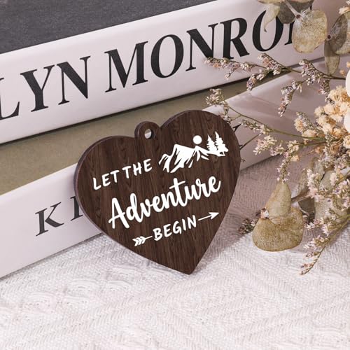 Boiveco He Asked She Said Yes - Let the Adventure Begin Picture Frame Engagement Gifts for Couples Newly Engaged Gift for Him Her, Bride to Be Gifts Engagement Fiance Gift for Women, Display Two 4x6 Photos - Image 2