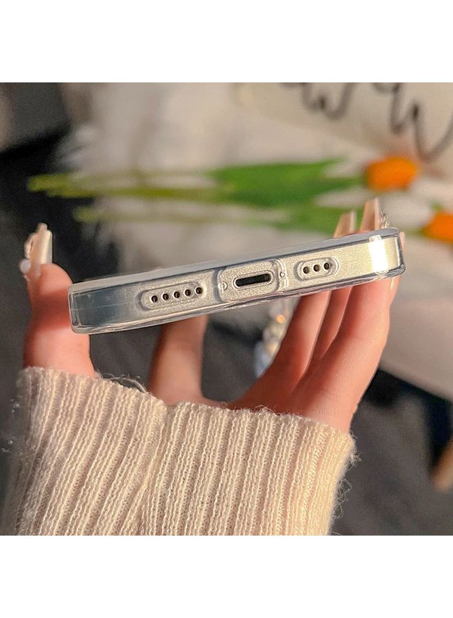 Cute Bear Bracelet with Feather Yarn Phone Case for iPhone 12 in Mixed Color - Image 5