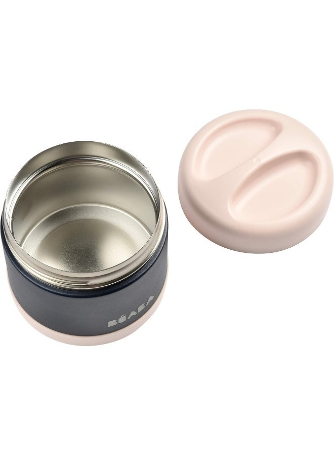 BEABA Béaba Stainless Steel Insulated Food Jar, 17 oz (Midnight) - Image 3
