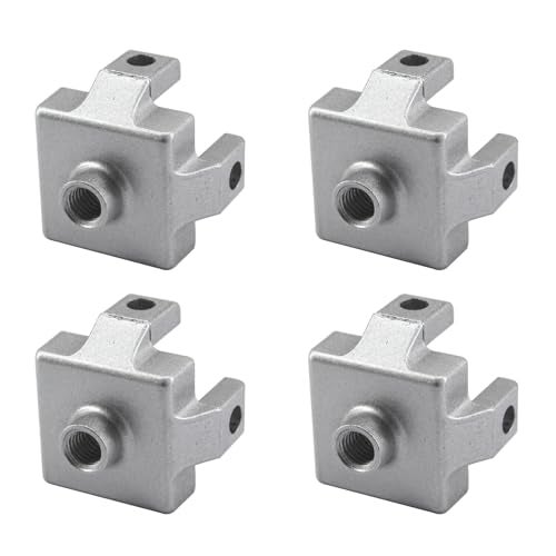 SeeRaphee 4 Pieces 4545 M10 Foot End Connector Floor Mount Base Bracket for T Slot Aluminum Extrusion Profile - Image 1