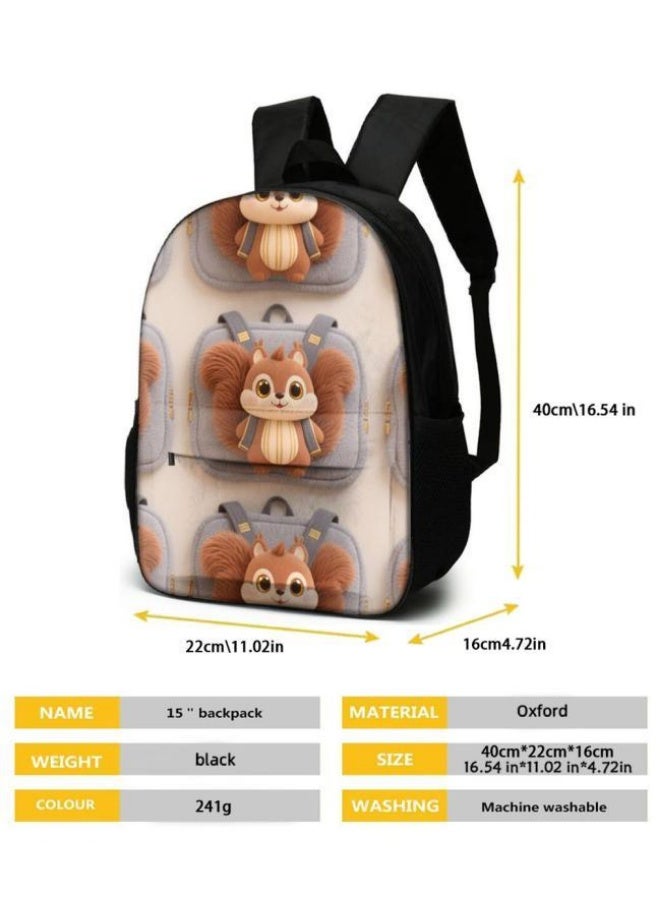 Bright Li Fire A good helper for cute travel! Exclusive cartoon bags for children and teenagers, three-piece set, light and comfortable (available for students, children, friends on outings, mountain climbing, going to school, etc.) - 18 - Image 5