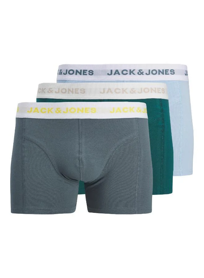 JACK & JONES 3-Pack solid trunks