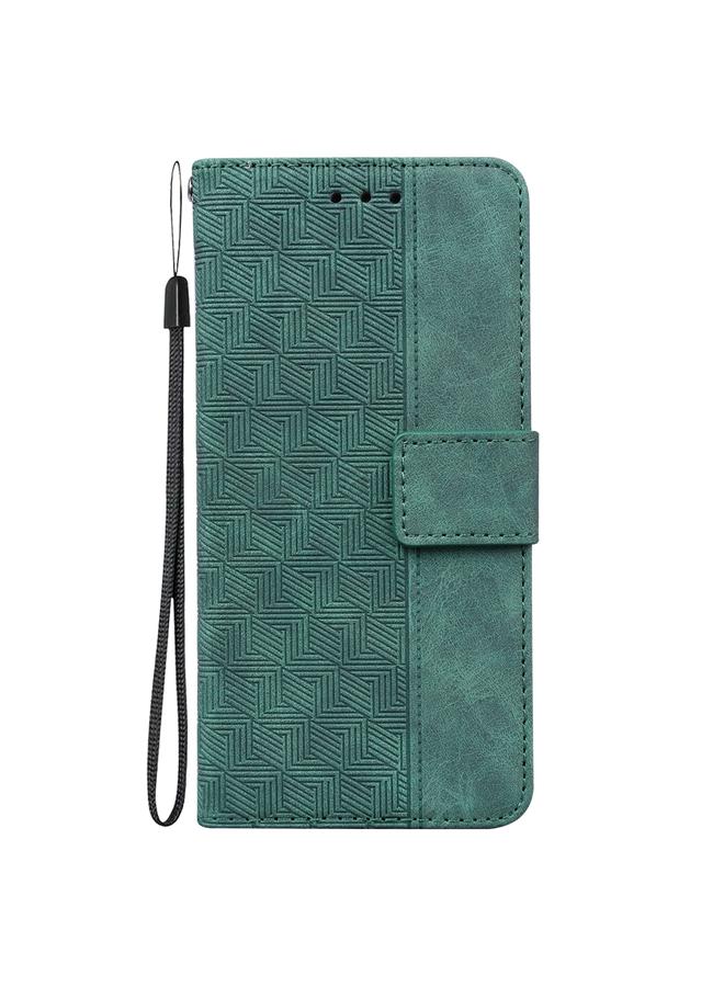 S-TOP Case For Honor 80 SE Geometric Embossed Leather Phone Case - Image 2