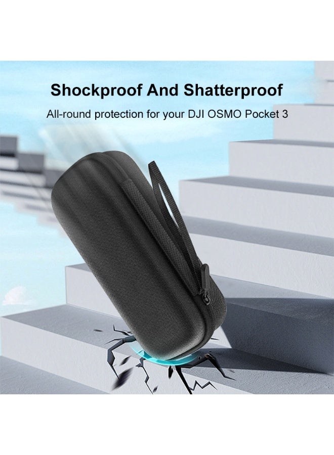 PULUZ For DJI Osmo Pocket 3 Mini Body Bag Portable Oxford Cloth Storage Bag (Black) - Image 2