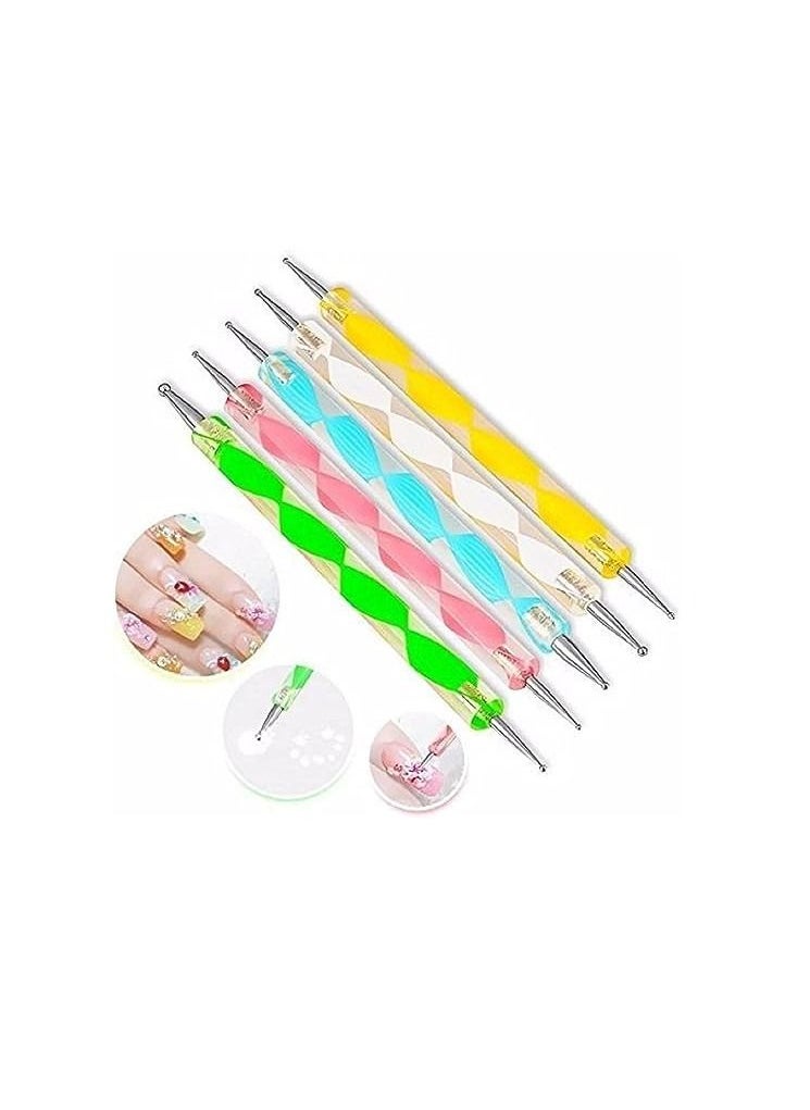 ORiTi ORiTi Nail Art Tools(53 Pcs) - 48 Bottles 3D nail art Glitter Set and 5 Pcs Double Sided Nail Dotting Tool Pen Great gift for Girl, Women  - Image 4