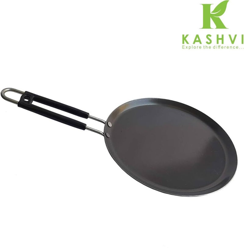 Kashvi Black Iron Dosa Tawa with Wire Handle - Image 1
