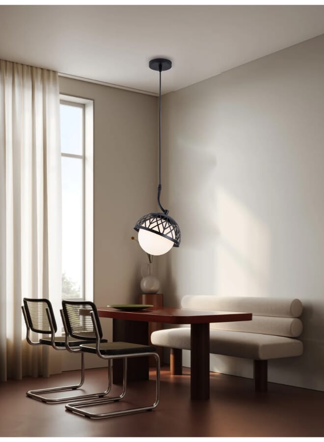 Best Power ضوء سقف معلق حديث 6147-1 مع قاعدة مصباح E27 – ضوء معلق حديث، طول قابل للتعديل 70 سم، أقصى 40 واط – مثالي لغرفة المعيشة، غرفة الطعام وغرفة النوم - Image 1